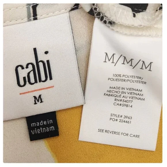 CAbi 3963 Birdwatcher Blouse Size: Medium - Picture 6 of 11